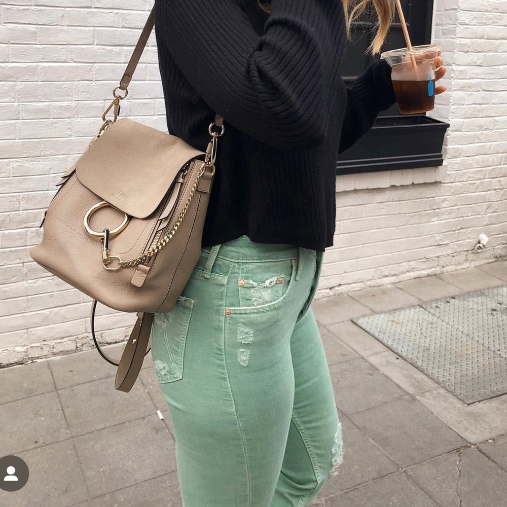 Mother Tomcat Chew Jeans (Mint, Size 26)